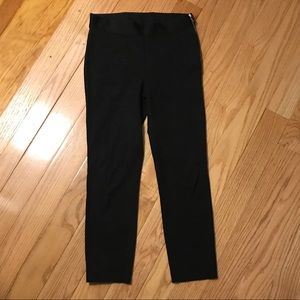 Charcoal grey crop ponte pant